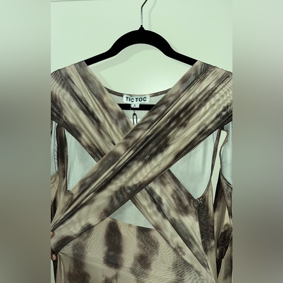 Tic Toc Sexy Dress Sheer Cover-Up see-through variety sizes small medium large - Picture 6 of 8